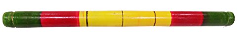 SATVIK 2 Pairs (4 Pcs) Wooden Dandiya Sticks – Handcrafted Multicolor Dance Props for Cultural Events & Performances