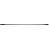 Vikan 1460mm Color Coded Handle, 1 in Dia, Blue, Aluminum 29593-1 Each