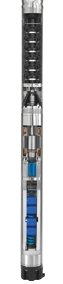 Grundfos 10SQ05-160 1/2 HP 10 GPM 115V 2-Wire Submersible Well Pump, Stainless Steel, Dry Run Protection, Soft Start