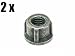 BMW e46 e53 Window Regulator Bushing Fr/Rr (x2) OEM