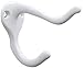 Franklin Brass Coat and Hat Hook, White, 1 Pack, Packaging may Vary
