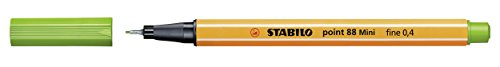 Stabilo Point 88 Mini Fineliner Pens, Set of 12, Multicolored
