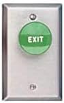 SECURITY DOOR CONTROLS 432CU Request to Exit Mushroom Pushbutton GREE