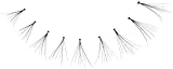 Eylure Individual Cluster Lashes SML Short Medium Long Flare Faux Mink view 2