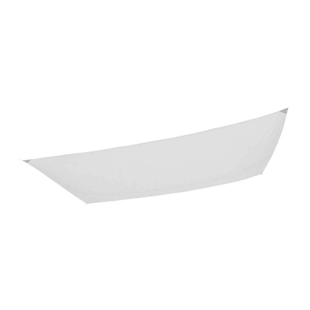 Aktive 61018 Rectangular Sail Awning with UV50 Protection, White, 200 x 300 cm