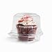 Clear Cupcake Muffin Single Individual Dome Container Box Plastic 25 Pieces