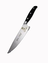 Custom Photo Engraved 8" Chef Knife, Personalized