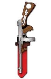 Shapes: tommy gun house key: kw & kw1 (kwikset)