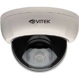 Vitek CCTV VTD-A4F/IW Alpha Series 620tvl Indoor fixed 3.6mm Dome with WDR, OSD and Night Watch DSS Technology - 12VDC - White