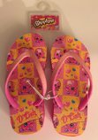 Shopkins Little Girls' Flip Flops- D'Lish Donut 13/1 (Medium)
