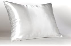 Excellent Art White Satin Pillow Cover ~ Queen