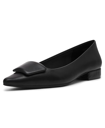 Anne Klein Women's Crawford Black Smooth 9 Medium