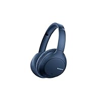 Sony Noise Cancelling Headphones WHCH710N: Wireless Bluetooth Over the Ear Headset with Mic for Phone-Call, Blue (Amazon Exclusive)