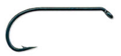Mustad 4011D Virginia Fishing Hooks - Turned Down Ball Eye, Hollow Point, Blued, Size 5, Pack Of 100 - View #2