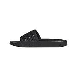 adidas mens Adilette Shower Slide Sandal, Core