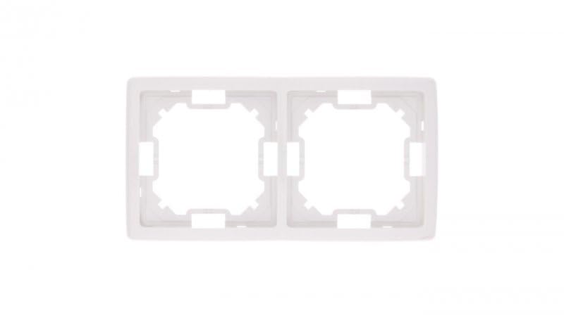 Simon Basic Standard 5902787568375 Double Frame Universal White BMR2/11 Contact Simon