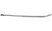 Evan-Fischer Bumper Trim compatible with Chrysler 300 05-10 Front LH Plastic Chrome Bumper Strip Left Side