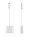 iPhone 7 Headphones Adapter with Mic, iPhone 7 Adapter, Support Call & Listen & Charge, Lightning to 3.5mm Headphone Jack Adapter for iPhone 7, iPhone 7Plus