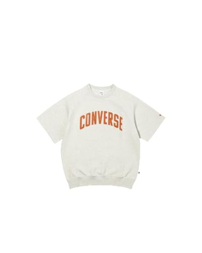 CV ARCH LOGO SS SW TOP M HEATHER OATMEAL L