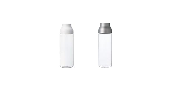 Kinto cápsula agua jarra 1L blanco y 1L acero inoxidable, juego de ...