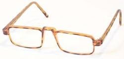 Plastic Tortoise Half Frame with nose bridge, 2.50 Strength, by American Reading Glasses
