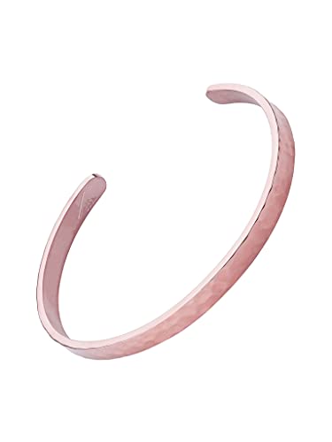 a little something ® Bracelet Hammerbrook - Pour femme - Plaqué or 18 carats (or et or rose) - Avec emballage cadeau durable certifié FSC®,