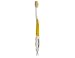 MOUTHWATCHERS Soft Flossing Toothbrushes for Kids, Yellow, Ultra Clean Manual Toothbrush for Sensitive Teeth & Gums, by Dr. Plotka
