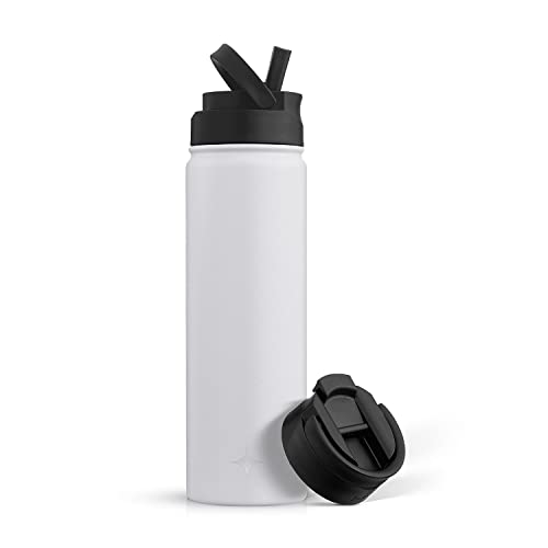 JoyJolt Triple Insulated Water Bottle Straw Lid
