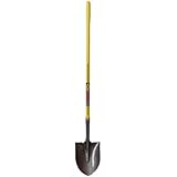 Nupla RP2L-E #2 Ergo Power Round Point Shovel, Hollow Back Blade, Ergo Grip, 16 Gauge, 48