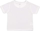 SUBLIVIE Toddler 100% Polyester Crew Neck Short Sleeve Sublimation T-Shirt, White, 3T