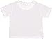 Sublivie Toddler 100% Polyester Crew Neck Short Sleeve Sublimation T-Shirt, White, 3T