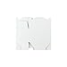 LaRibbons 24 Pack Treat Gift Boxes - 4 x 2.5 x 2.5 inches White Paper Box Recycled Kraft Gift Box with Stickers, Perfect for Birthday, Party, Wedding