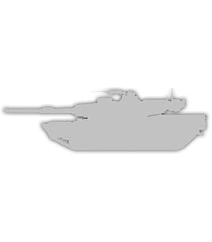 M1 Abrams Tank Vinyl Sticker - 3 Inch Waterproof Decal For Cars, Laptops, Phones & More