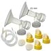 Maymom Breast Pump Kit for Medela Lactina, Symphony, Older Pump in Style Advanced Pumps; 2 Breastshields, 4 Valves, 6 Membranes, & 2 Tubes for Pump in Style Advanced Sold Before July 2006