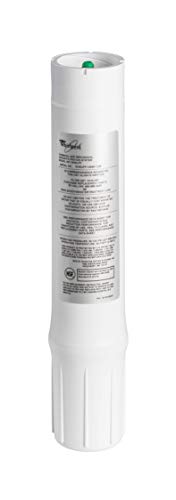 Whirlpool WHEURF Replacement Water NSF Certified .5 Micron Rating | Fits Wheuff Filtration Easy, No Mess Filter Change System, White, 1 Count (Pack of 1)