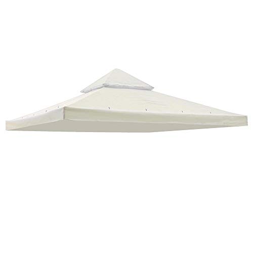 Outdoor Patio Tivoli 10x10' Tan Gazebo Replacement Canopy