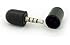 Black Mini Microphone for iPhone 3G 3GS iPod touch 1st 2nd 3rd Gen classic Video