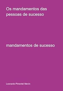 Livro Os Mandamentos Das Pessoas De Sucesso