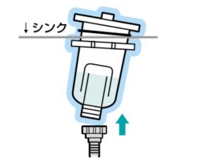 三栄水栓 【キッチン用流し排水栓】 BL仕様流し台用 H650A