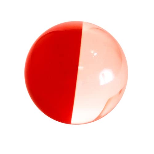 DSJUGGLING Transparent Colored Two-Tone 80mm Acrylic Contact Juggling Ball for Single Ball Tricks & Stage Performance - 2-Tone Acrylic Sphere in 3.14