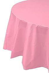 Exquisite 6-Pack Premium Plastic Tablecloth