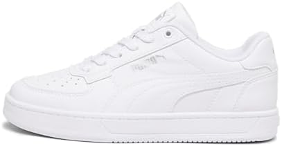 Unisex Kids Caven 2.0 Jr Scarpe da ginnastica, Puma White Puma Silver Puma Black, 39 EU