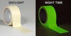 Heskins PHOT2 Glow in the Dark Photoluminescent Egress Tape, 2