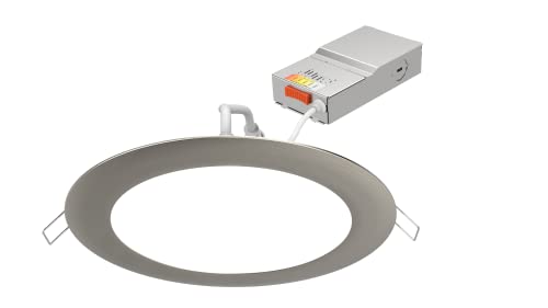 Juno WF4 SWW5 90CRI BN M6 Round LED Wafer Downlight, 120 Volts, Switchable Colo…