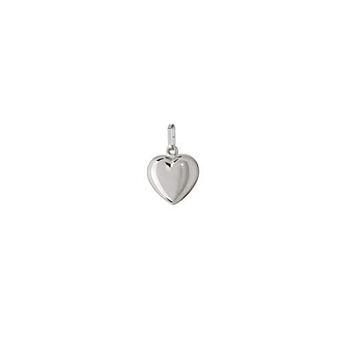 NKlaus Silver 925 Sterling Silver Pendant Love Heart 6mm Polished Ladies Girls Children 7834