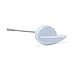UpperHome Toilet Handle Replacement (White, Side Mount)