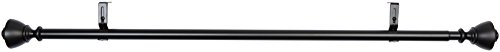 1 AmazonBasics+Curtain+Rod+Finials+Black
