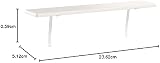 Greenhurst 24-Inch White 1-Tier Easy Fit Radiator Shelf MDF view 3