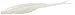 Zoom Bait 7-Inch Magnum Super Fluke Bait-Pack of 5 (White Ice)
