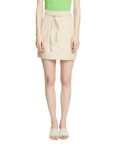 ESPRIT Falda para Mujer, Beige, 44